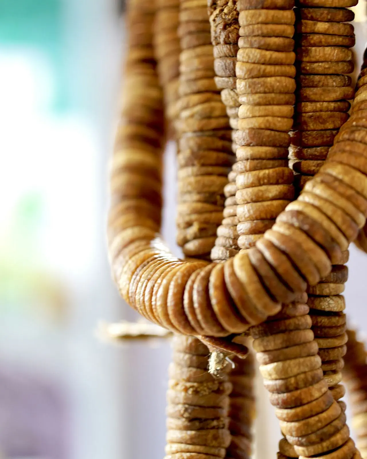 Strings of dried figs (anjeer)